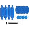 image:imageRockville Boat Fender Package 65in x 23in Marine Boat Bumpers with Fender Covers Dock Lines amp Pump for Docking and Boat ProtectionBlue