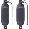 image:imageRockville Boat Fender Package 65in x 23in Marine Boat Bumpers with Fender Covers Dock Lines amp Pump for Docking and Boat ProtectionGrey