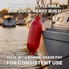 image:imageRockville Boat Fender Package 65in x 23in Marine Boat Bumpers with Fender Covers Dock Lines amp Pump for Docking and Boat ProtectionRed