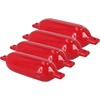 image:imageRockville Boat Fender Package 65in x 23in Marine Boat Bumpers with Fender Covers Dock Lines amp Pump for Docking and Boat ProtectionRed