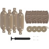 image:imageRockville Boat Fender Package 65in x 23in Marine Boat Bumpers with Fender Covers Dock Lines amp Pump for Docking and Boat ProtectionSand