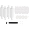 image:imageRockville Boat Fender Package 65in x 23in Marine Boat Bumpers with Fender Covers Dock Lines amp Pump for Docking and Boat ProtectionWhite