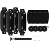 image:imageRockville Boat Fender Package 85in x 27in Marine Boat Bumpers with Fender Covers Dock Lines amp Pump for Docking and Boat ProtectionBlack