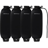 image:imageRockville Boat Fender Package 85in x 27in Marine Boat Bumpers with Fender Covers Dock Lines amp Pump for Docking and Boat ProtectionBlack
