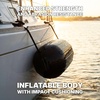image:imageRockville Boat Fender Package 85in x 27in Marine Boat Bumpers with Fender Covers Dock Lines amp Pump for Docking and Boat ProtectionBlack