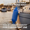 image:imageRockville Boat Fender Package 85in x 27in Marine Boat Bumpers with Fender Covers Dock Lines amp Pump for Docking and Boat ProtectionBlue