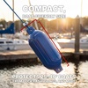image:imageRockville Boat Fender Package 85in x 27in Marine Boat Bumpers with Fender Covers Dock Lines amp Pump for Docking and Boat ProtectionBlue