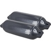 image:imageRockville Boat Fender Package 85in x 27in Marine Boat Bumpers with Fender Covers Dock Lines amp Pump for Docking and Boat ProtectionGrey