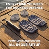 image:imageRockville Boat Fender Package 85in x 27in Marine Boat Bumpers with Fender Covers Dock Lines amp Pump for Docking and Boat ProtectionGrey