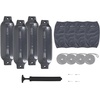 image:imageRockville Boat Fender Package 85in x 27in Marine Boat Bumpers with Fender Covers Dock Lines amp Pump for Docking and Boat ProtectionGrey