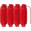 image:imageRockville Boat Fender Package 85in x 27in Marine Boat Bumpers with Fender Covers Dock Lines amp Pump for Docking and Boat ProtectionRed