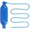 image:imageRockville Boat Fender with 10ft Line Marine Bumper for Docking Protection UVResistant PVC Construction Double Eyelets for Vertical or Horizontal MountingBlue