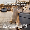 image:imageRockville Boat Fender with 10ft Line Marine Bumper for Docking Protection UVResistant PVC Construction Double Eyelets for Vertical or Horizontal MountingSand