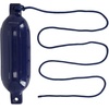 image:imageRockville Boat Fender with 10ft Line Marine Bumper for Docking Protection UVResistant PVC Construction Double Eyelets for Vertical or Horizontal MountingNavy Blue