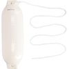 image:imageRockville Boat Fender with 10ft Line Marine Bumper for Docking Protection UVResistant PVC Construction Double Eyelets for Vertical or Horizontal MountingWhite