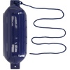 image:imageRockville Boat Fender with 10ft Line Marine Bumper for Docking Protection UVResistant PVC Construction Double Eyelets for Vertical or Horizontal MountingNavy Blue