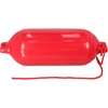 image:imageRockville Boat Fender with 10ft Line Marine Bumper for Docking Protection UVResistant PVC Construction Double Eyelets for Vertical or Horizontal MountingRed