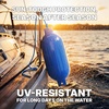 image:imageRockville Boat Fender with 10ft Line Marine Bumper for Docking Protection UVResistant PVC Construction Double Eyelets for Vertical or Horizontal MountingBlue