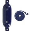 image:imageRockville Boat Fender with 10ft Line Marine Bumper for Docking Protection UVResistant PVC Construction Double Eyelets for Vertical or Horizontal MountingNavy Blue