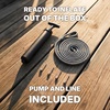 image:imageRockville Boat Fender with 10ft Line Marine Bumper for Docking Protection UVResistant PVC Construction Double Eyelets for Vertical or Horizontal MountingGrey