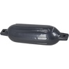 image:imageRockville Boat Fender with 10ft Line Marine Bumper for Docking Protection UVResistant PVC Construction Double Eyelets for Vertical or Horizontal MountingGrey
