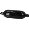 image:imageRockville Boat Fender with 10ft Line Marine Bumper for Docking Protection UVResistant PVC Construction Double Eyelets for Vertical or Horizontal MountingBlack