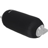 image:imageRockville C1030W 10in x 30in Boat Fender Cover White Stretch Fabric Fits 95105in Thick Fenders DoubleStitchedBlack