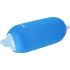 image:imageRockville C1030W 10in x 30in Boat Fender Cover White Stretch Fabric Fits 95105in Thick Fenders DoubleStitchedBlue