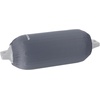 image:imageRockville C1030W 10in x 30in Boat Fender Cover White Stretch Fabric Fits 95105in Thick Fenders DoubleStitchedGray