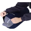 image:imageRockville C1030W 10in x 30in Boat Fender Cover White Stretch Fabric Fits 95105in Thick Fenders DoubleStitchedNavy Blue
