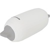 image:imageRockville C1030W 10in x 30in Boat Fender Cover White Stretch Fabric Fits 95105in Thick Fenders DoubleStitchedWhite