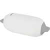 image:imageRockville C1030W 10in x 30in Boat Fender Cover White Stretch Fabric Fits 95105in Thick Fenders DoubleStitchedWhite