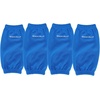 image:imageRockville C44516G 4Pack 45in x 16in Boat Fender Covers Grey Stretch Fabric Fits 455in Thick Fenders DoubleStitchedBlue