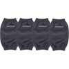 image:imageRockville C44516G 4Pack 45in x 16in Boat Fender Covers Grey Stretch Fabric Fits 455in Thick Fenders DoubleStitchedGrey