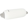 image:imageRockville C8527R 85in x 27in Boat Fender Cover Red Stretch Fabric Fits 895in Thick Fenders DoubleStitchedWhite