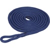 image:imageRockville L38110 10ft 38in Boat Fender Line DoubleBraided Polypropylene 2in Spliced Eyelet Floating Boat Rope SandNavy Blue