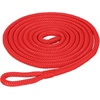 image:imageRockville L38110 10ft 38in Boat Fender Line DoubleBraided Polypropylene 2in Spliced Eyelet Floating Boat Rope SandRed