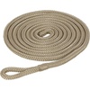 image:imageRockville L38110 10ft 38in Boat Fender Line DoubleBraided Polypropylene 2in Spliced Eyelet Floating Boat Rope SandSand