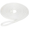 image:imageRockville L38110W 10ft 38in Boat Fender Line White DoubleBraided Polypropylene 2in Spliced Eyelet Floating Boat Rope