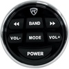image:imageRockville RGHR2 Marine Gauge Hole Receiver BluetoothUSBAMFM TDA7851L Amp 288W Peak 72W x 4 IP66 Waterproof Wired Remote for BoatsATVsUTVs