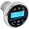 image:imageRockville RGHR2 Marine Gauge Hole Receiver BluetoothUSBAMFM TDA7851L Amp 288W Peak 72W x 4 IP66 Waterproof Wired Remote for BoatsATVsUTVs