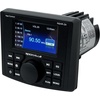 image:imageRockville RGHRZA 4 Zone Marine Gauge Hole Digital Media Receiver 72W Bluetooth App Control Wired Remote IP66 Waterproof for Boats and Marine Audio Systems