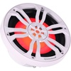 image:imageRockville RMPREMIUM102 White Marine Boat 10 Subwoofer 1200W Dual 2 Ohm Free Air Design RGB LED Lighting Polycarbonate Cone for Boats and Marine AudioWhite