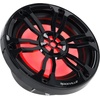 image:imageRockville RMPREMIUM104 White Marine Boat 10 Subwoofer 1200W Dual 4 Ohm Free Air Design RGB LED Lighting Polycarbonate Cone for Marine Audio EnthusiastsBlack