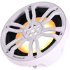 image:imageRockville RMPREMIUM104 White Marine Boat 10 Subwoofer 1200W Dual 4 Ohm Free Air Design RGB LED Lighting Polycarbonate Cone for Marine Audio EnthusiastsWhite