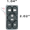 image:imageRockville RockerBT v2 Bluetooth ControllerAux MarineGrade AutoPairing Compact Rocker Switch Backlit Buttons for RZRATVUTVBoatGolf Cart