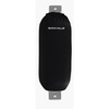 image:imageRockville C1030W 10in x 30in Boat Fender Cover White Stretch Fabric Fits 95105in Thick Fenders DoubleStitchedBlack