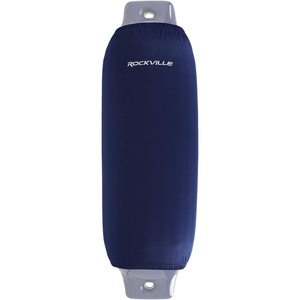 image:imageRockville C8527R 85in x 27in Boat Fender Cover Red Stretch Fabric Fits 895in Thick Fenders DoubleStitchedNavy Blue