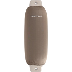 image:imageRockville C8527R 85in x 27in Boat Fender Cover Red Stretch Fabric Fits 895in Thick Fenders DoubleStitchedSand