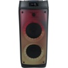 image:imageRockville BASS Party 65 1200W Bluetooth Speaker Dual 65 Woofers 4 LED Modes Mic amp Guitar Inputs TWS Linking Rechargeable Battery for Parties and KaraokeBlack